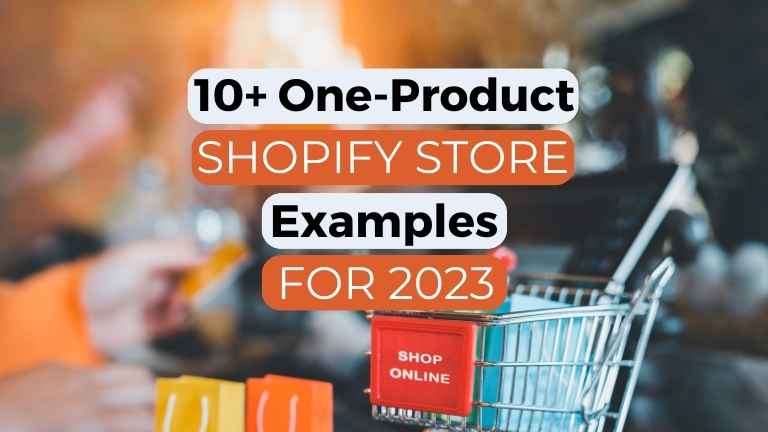 Inspiring One Product Shopify Stores