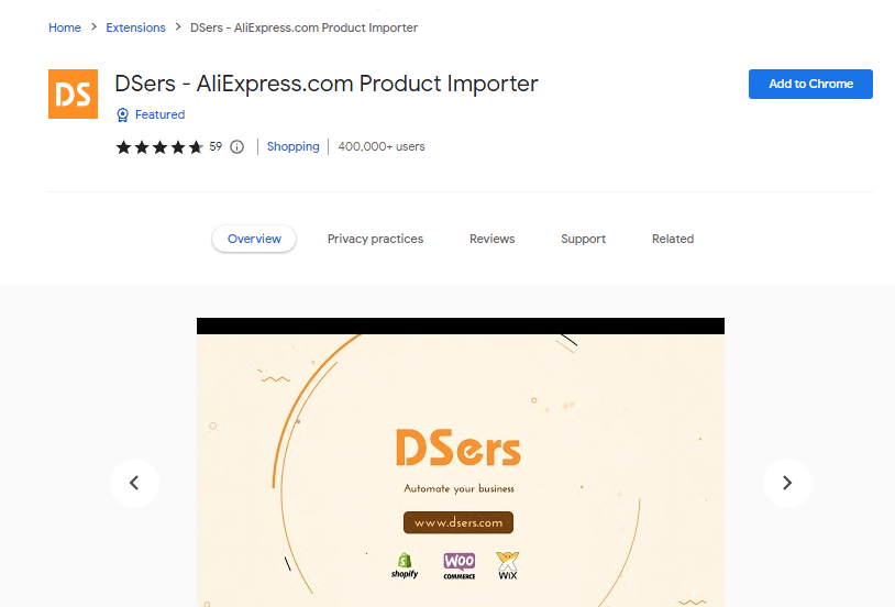 Dsers Aliexpress Product Importer Chrome Extension