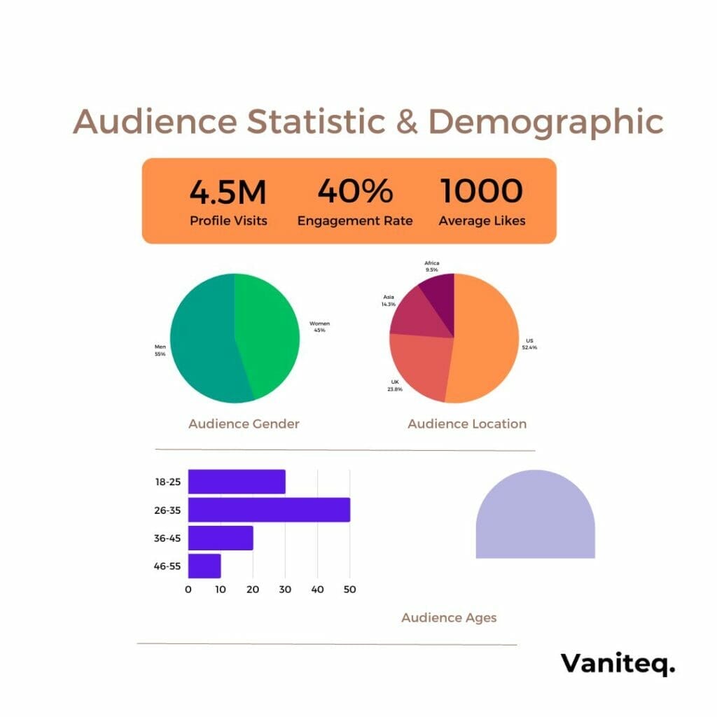 Audience statistics and demographics for Instagram users